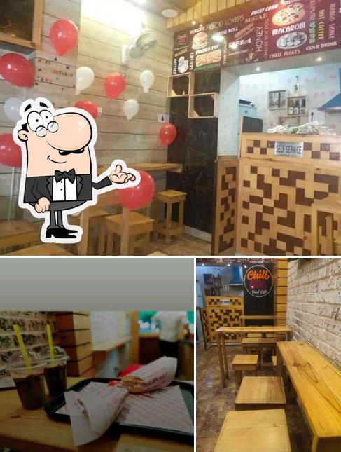 The interior of Chill Out Food Cafe