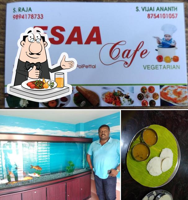 Food at ESAA Cafe Veg