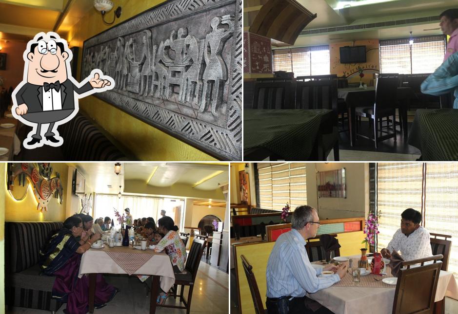 The interior of OncMor Multi Cuisine Restaurant