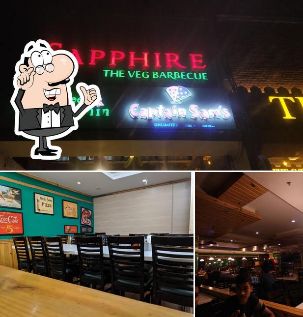 The interior of Uncle Sam's Pizzas