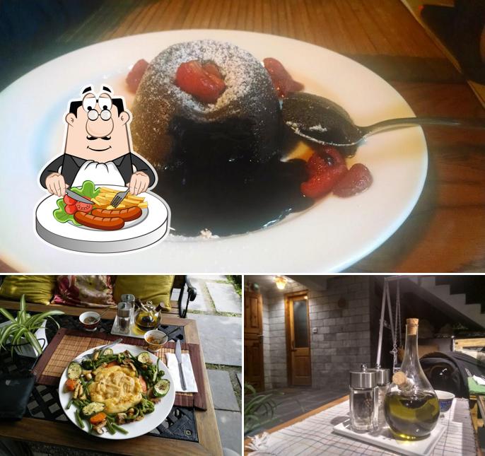 Food at Rose Garden Restaurant