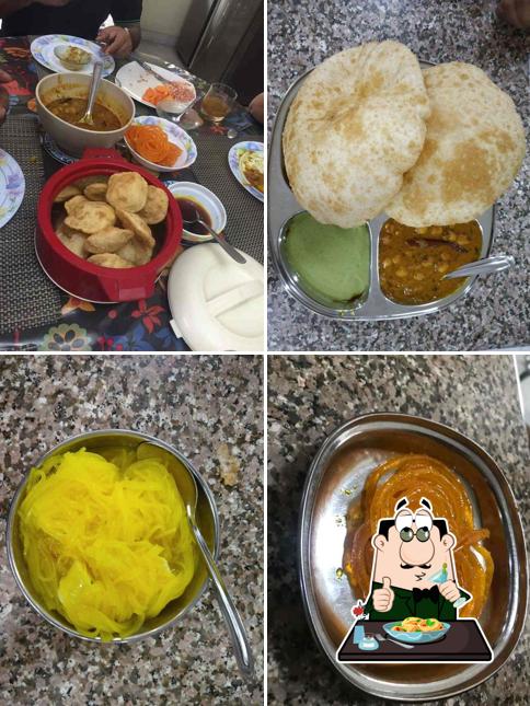 Food at Tiwari Brothers Mithaiwala