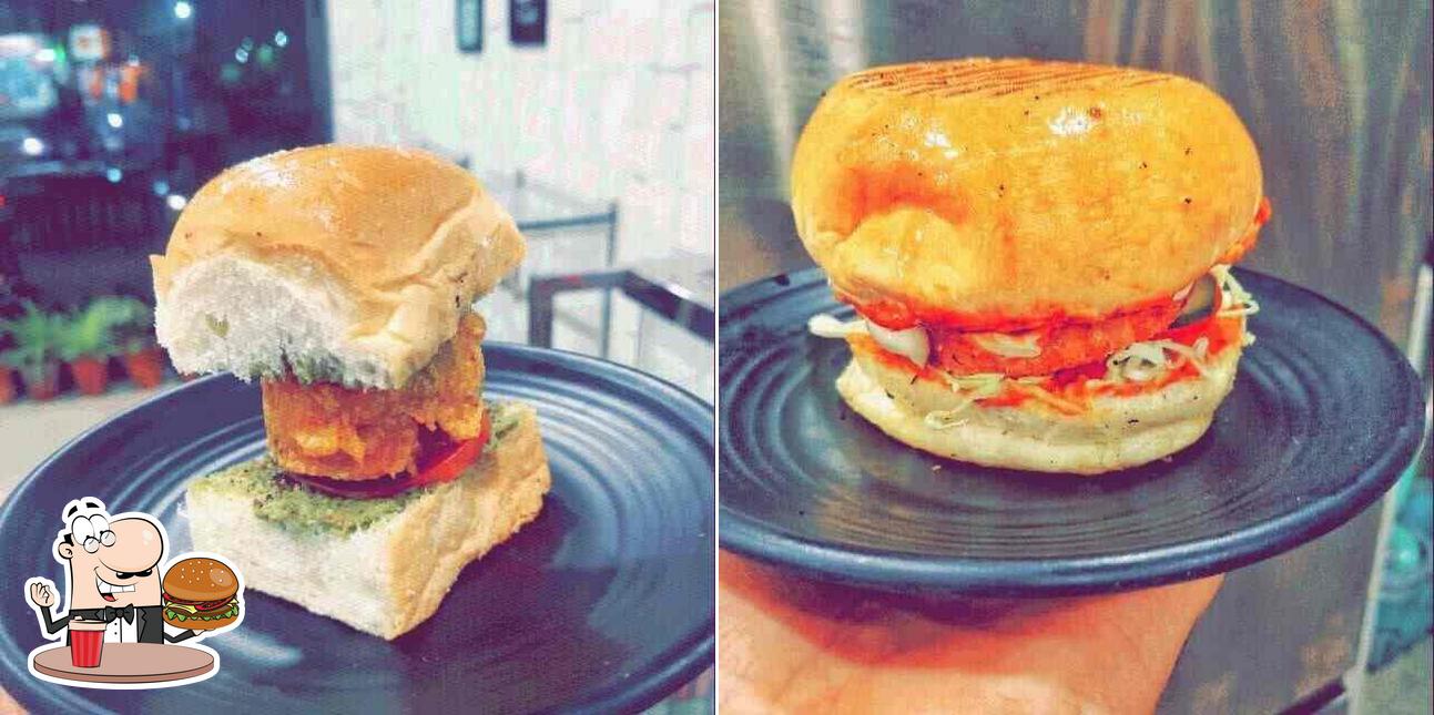 Try out a burger at Coffee Bae