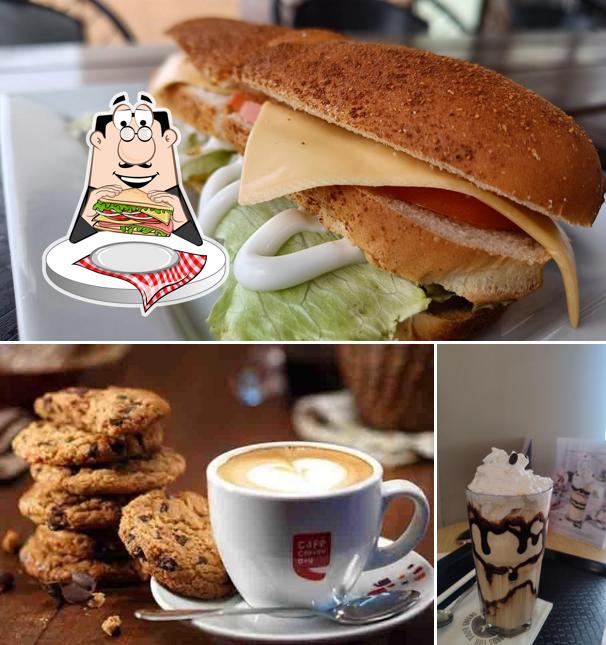 Club sandwich at Cafe Coffee Day