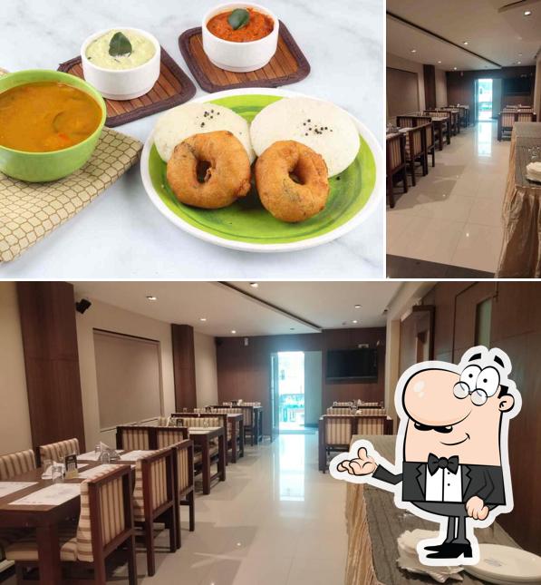 The photo of Coriander Restaurant’s interior and food