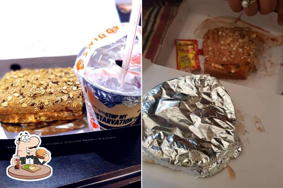 Get a burger at Stop My Starvation