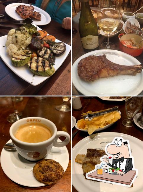 Platos en Giuseppe Grill Centro