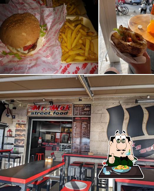 Hamburger al Mr. Wok
