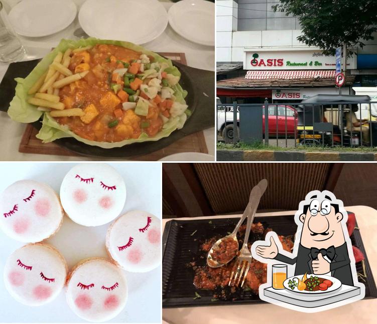 Food at Oasis Restaurant & Bar