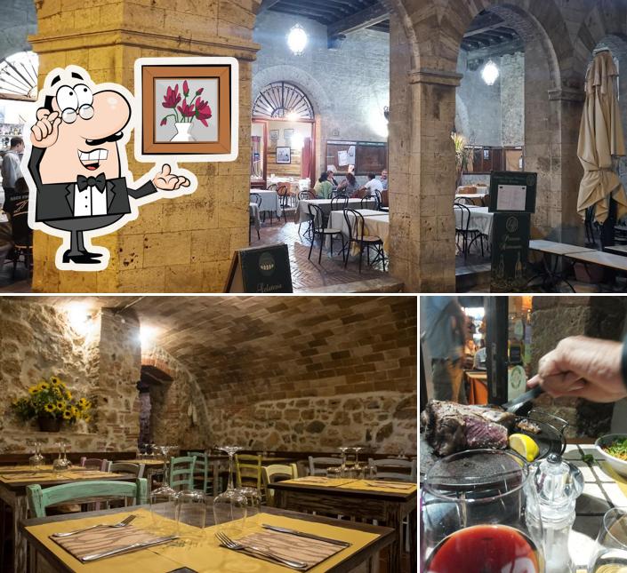 Gli interni di Osteria Enoteca Grassini