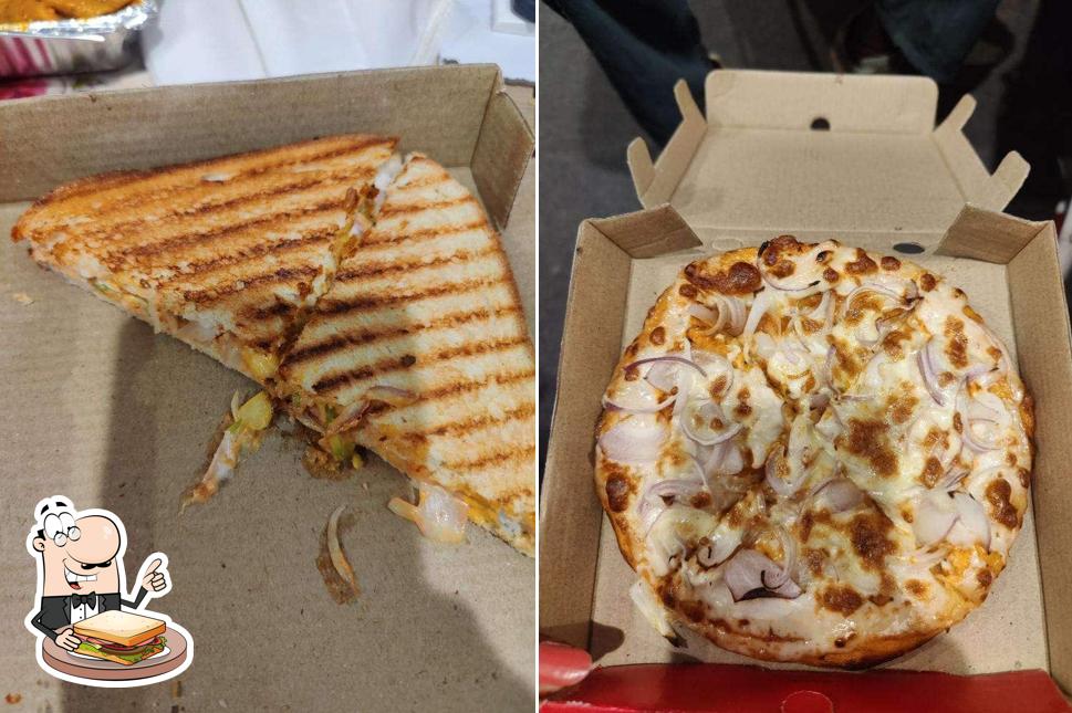 Grilled cheese sandwich at King's Pizza & Cafe