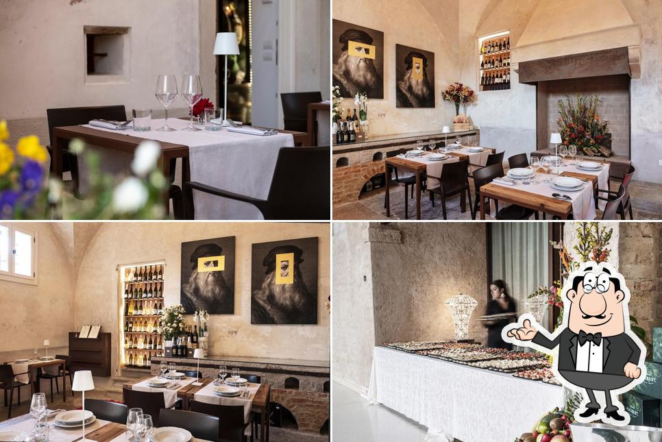 Gli interni di Man'inn Osteria