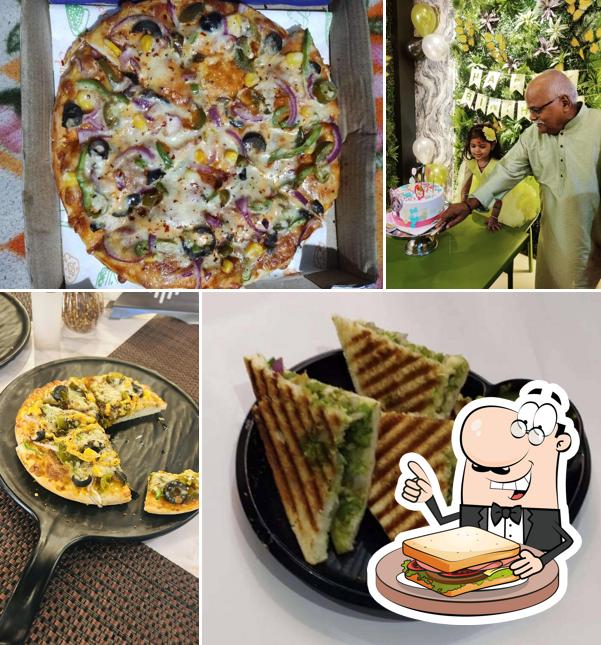 Grilled cheese sandwich at Sharma Ji Cake & Cafe