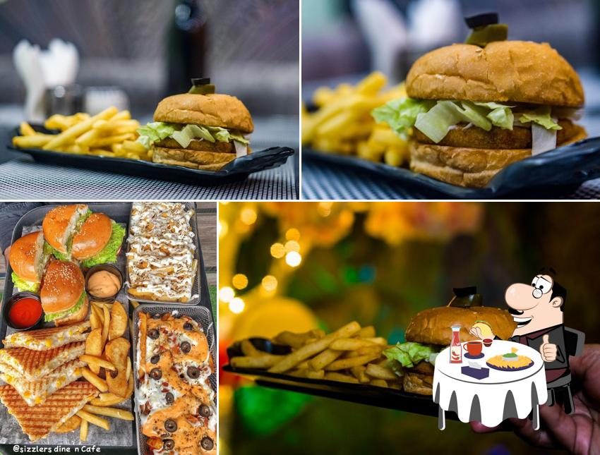 Try out a burger at Sizzler's Dine'n'Cafe