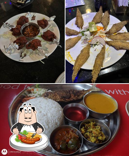 Food at Riverside family bar and restaurant