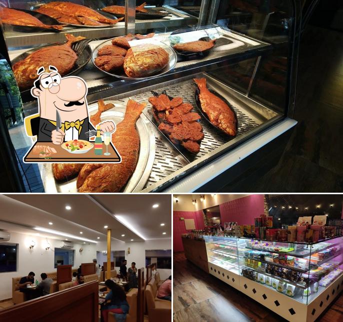 The picture of food and interior at Le Arabia Family Restaurant