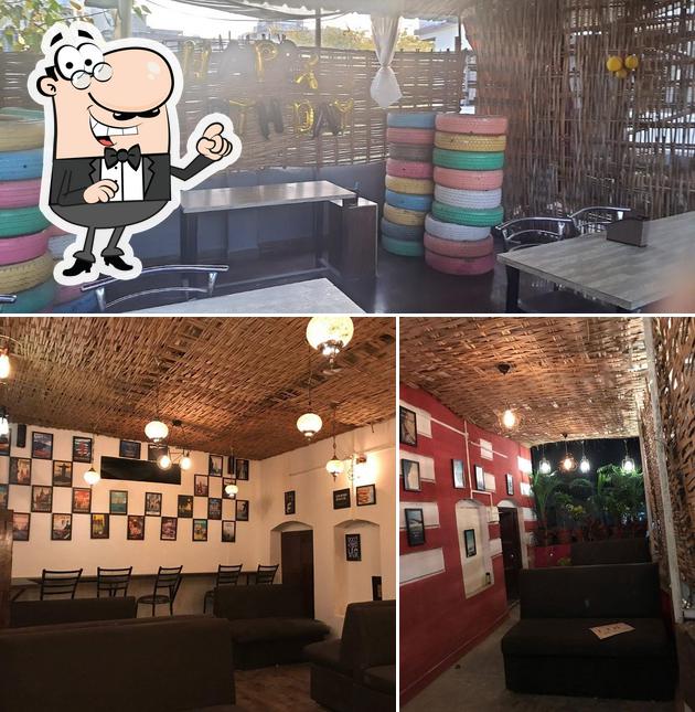 The interior of Bala's Café