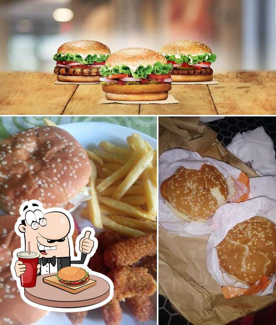 Try out a burger at Burger King