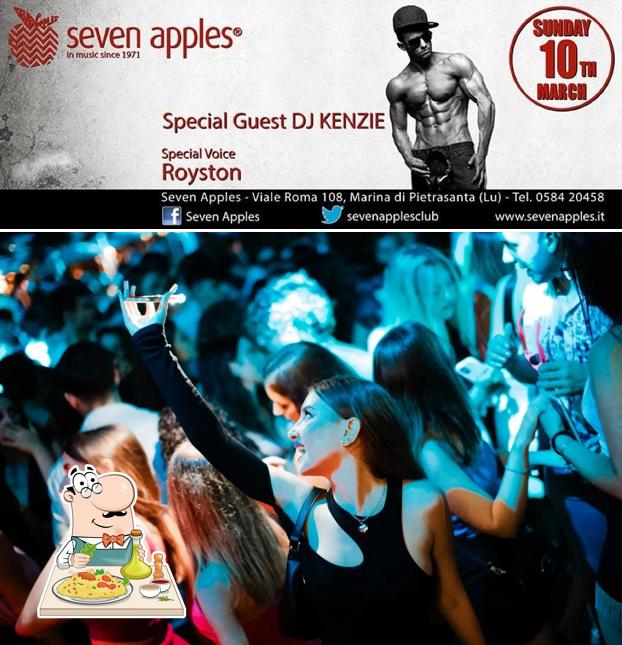 Cibo al Seven Apples Disco