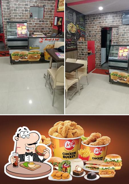 Try out a burger at Meat & Eat (Singasandra)