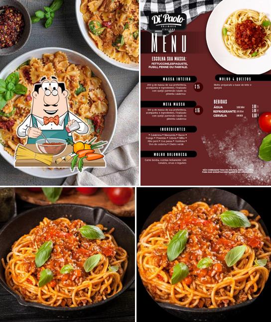 Esparguete à bolonhesa em Di' Paolo culinária italiana