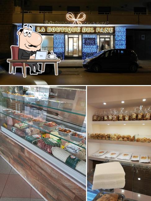 Gli interni di La boutique del pane