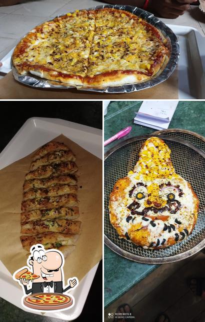 Pick pizza at N.P Kumar Fast Food