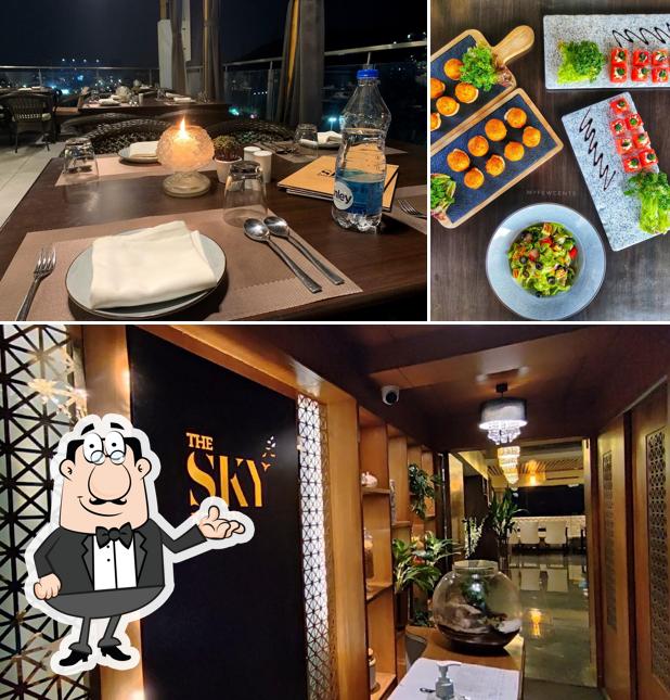 The interior of The Sky Kitchen & Banquets