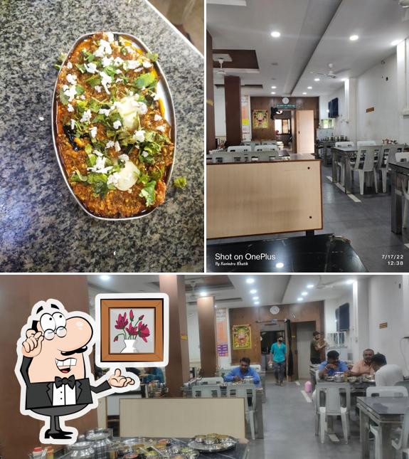 Among different things one can find interior and food at Shree Chamunda Krupa Restaurant