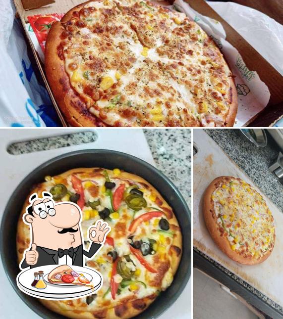 Pick different types of pizza