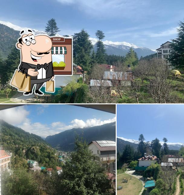 Enjoy the view at the outside area of Apple Country Resorts