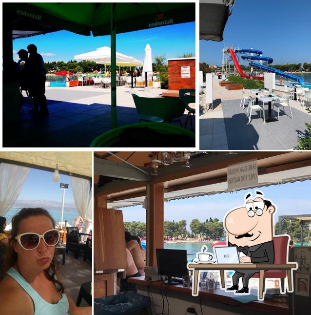 Dai un'occhiata agli interni di Benny's bar