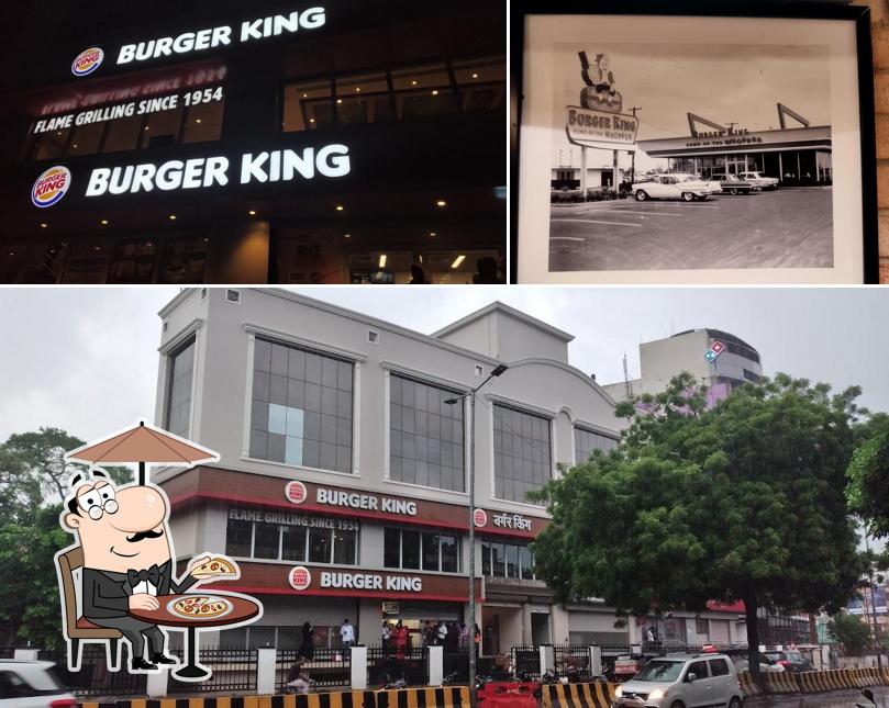 Enjoy the view outside Burger King