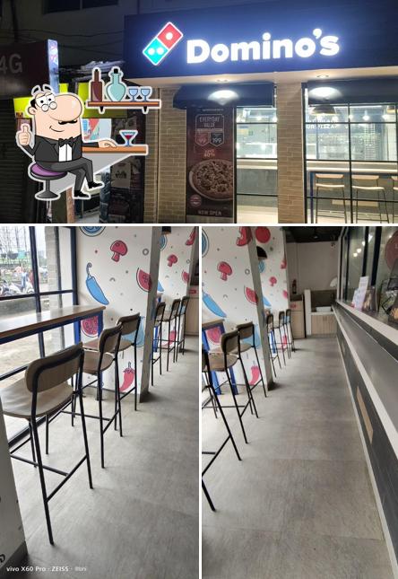 The interior of Domino's Pizza Sree Durga Market, Bardhaman