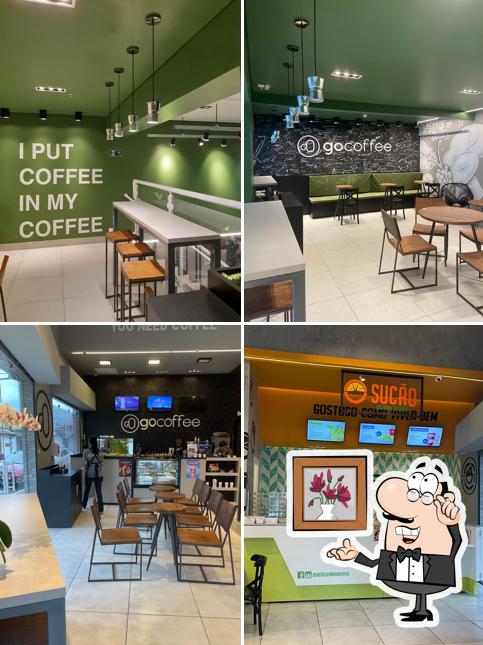 O interior do Go Coffee