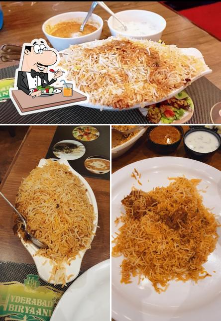 Meals at Hyderabad Biryani Hotel