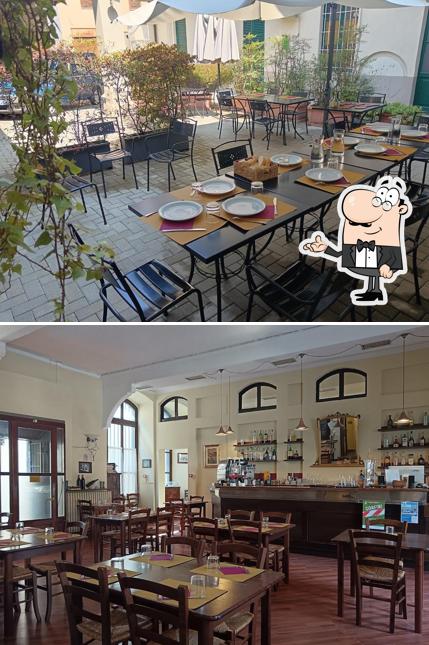 Gli interni di L'Osteria