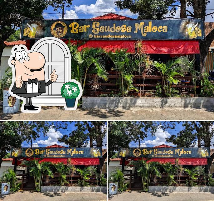 O exterior do Bar Saudosa Maloca Valinhos