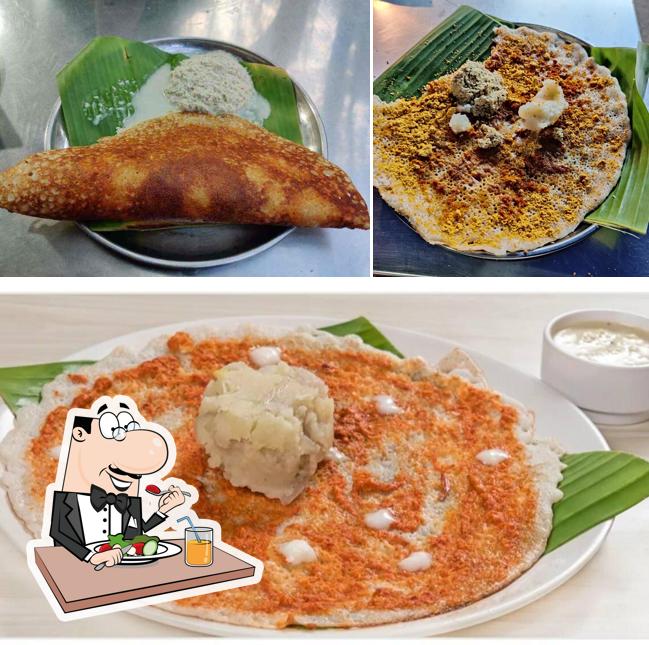 Meals at Davangere Benne Dose ದಾವಣಗೆರೆ ಬೆಣ್ಣೆ ದೋಸೆ