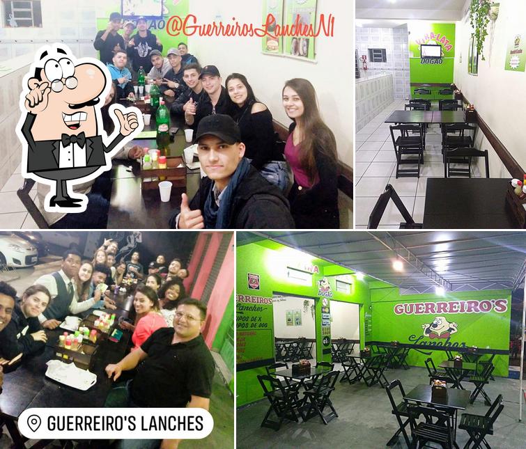 O interior do Guerreiro's Lanches