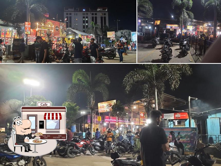 Check out how NKDA Market food court looks outside