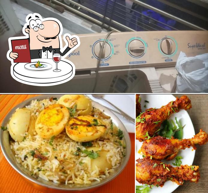 Food at Shahid Biryani