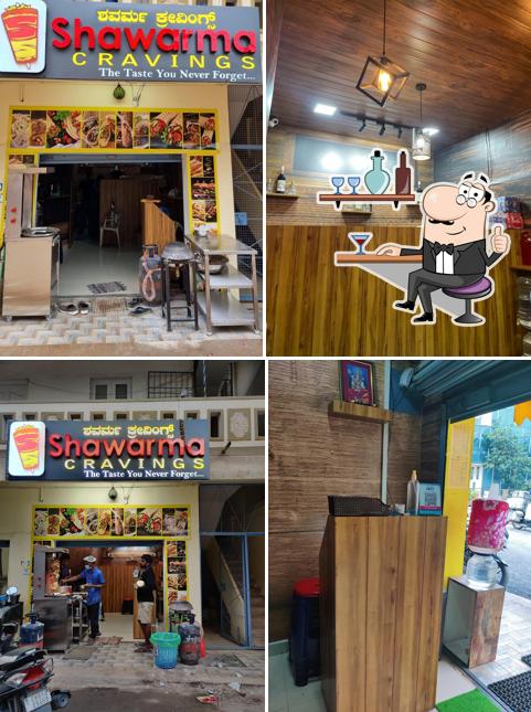The interior of Shawarma Cravings