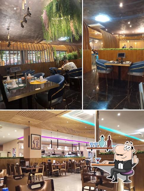 Gli interni di Sushi King