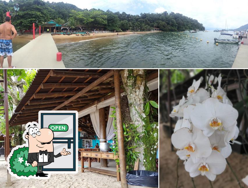 O exterior do Canto das Canoas Ilha da Gipóia