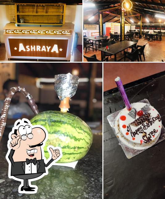 Among different things one can find interior and food at PIPES AND VIBES CAFE