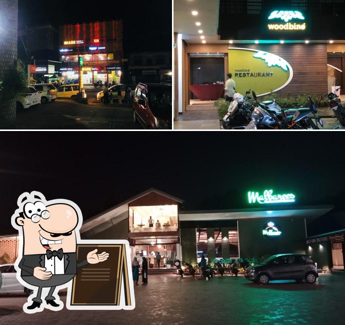 The exterior of Woodbine Restaurant