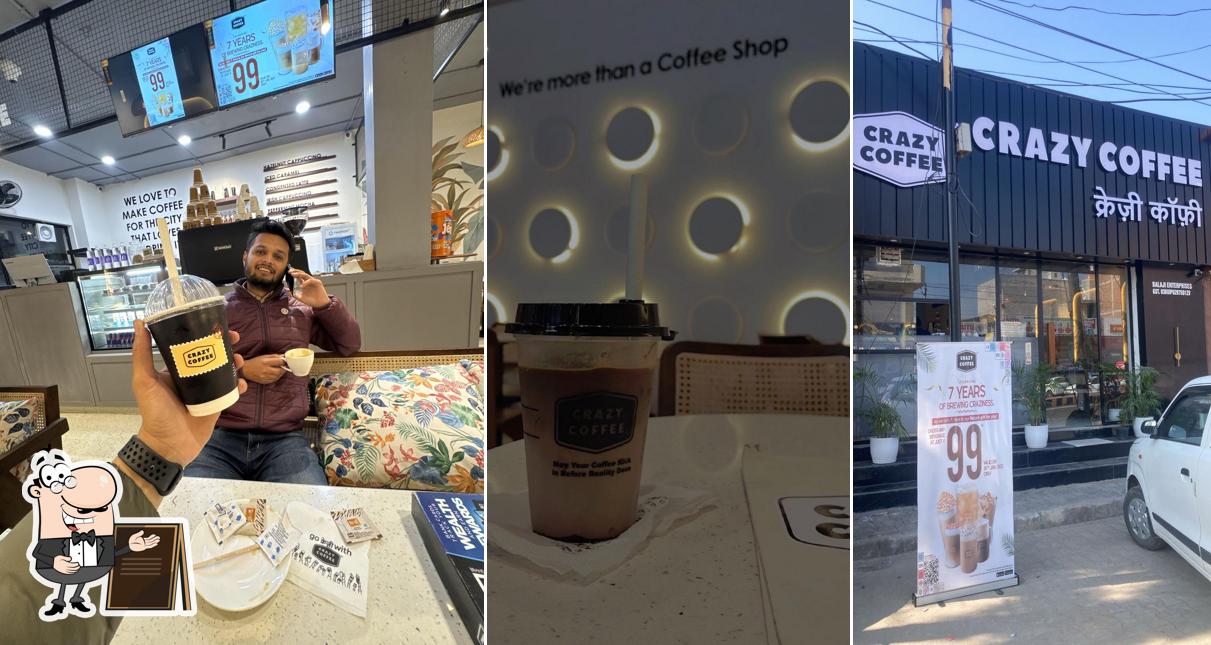 The exterior of Crazy Coffee