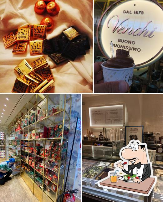 Cibo al Venchi Cioccolato e Gelato, Roma Stazione Termini