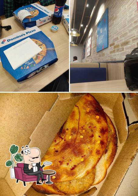 The image of interior and food at Domino's Pizza Kashipur, Samastipur